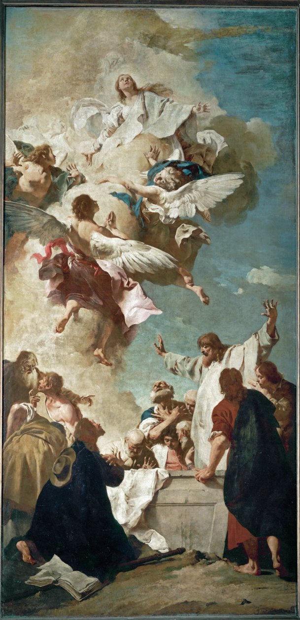 Antagelsen af Jomfru Maria ... af Giovanni Battista Piazzetta