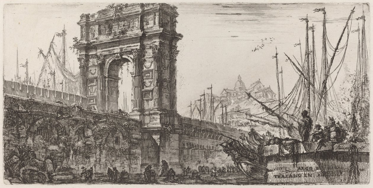 Trajans bue i Ancona af Giovanni Battista Piranesi