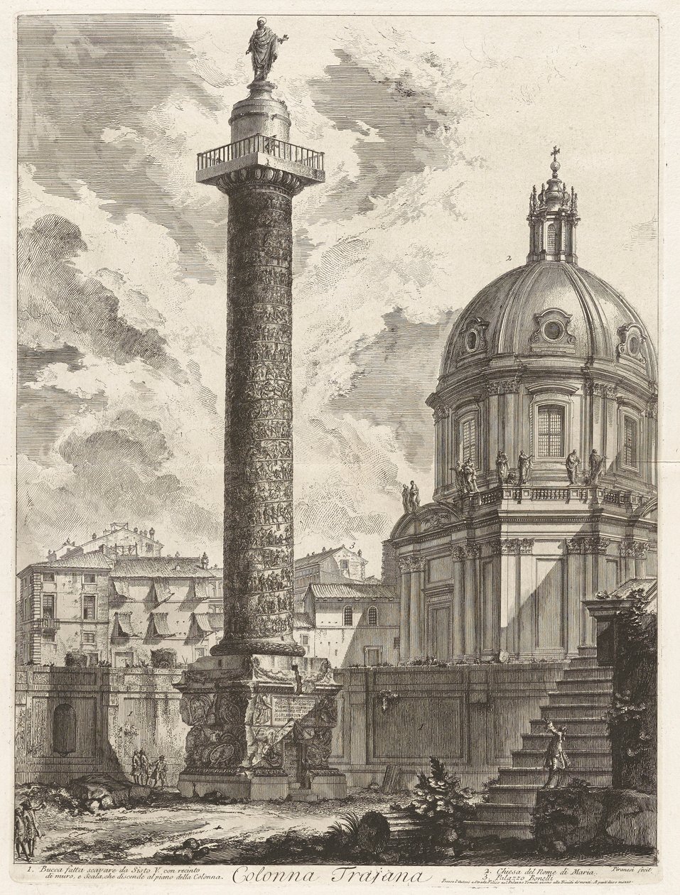 Trajans søjle (Trajan af Giovanni Battista Piranesi