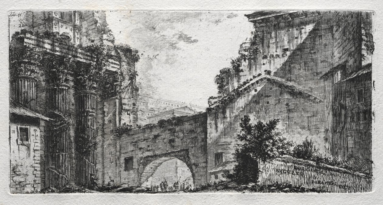 Augustus Forum. af Giovanni Battista Piranesi