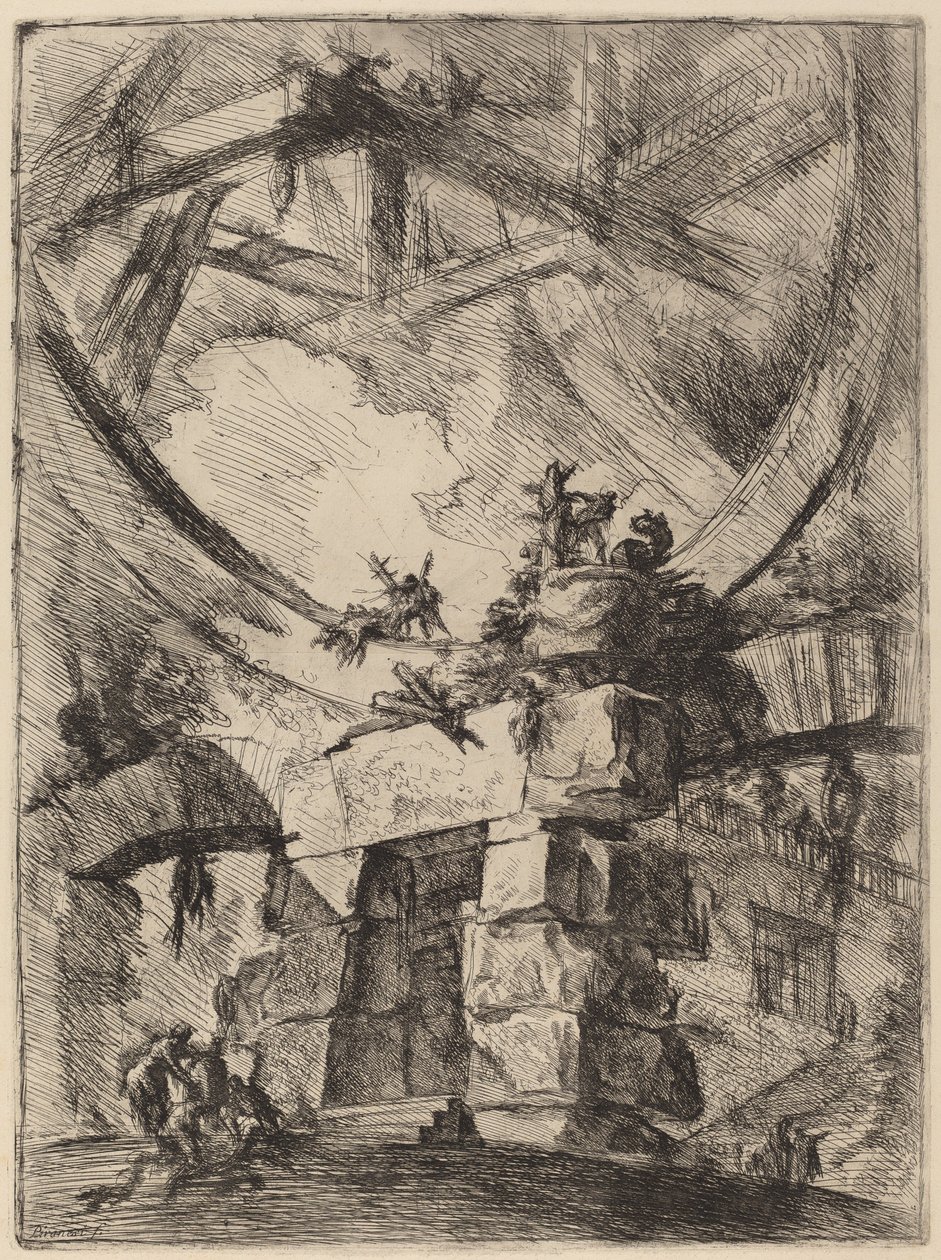 Det gigantiske hjul af Giovanni Battista Piranesi