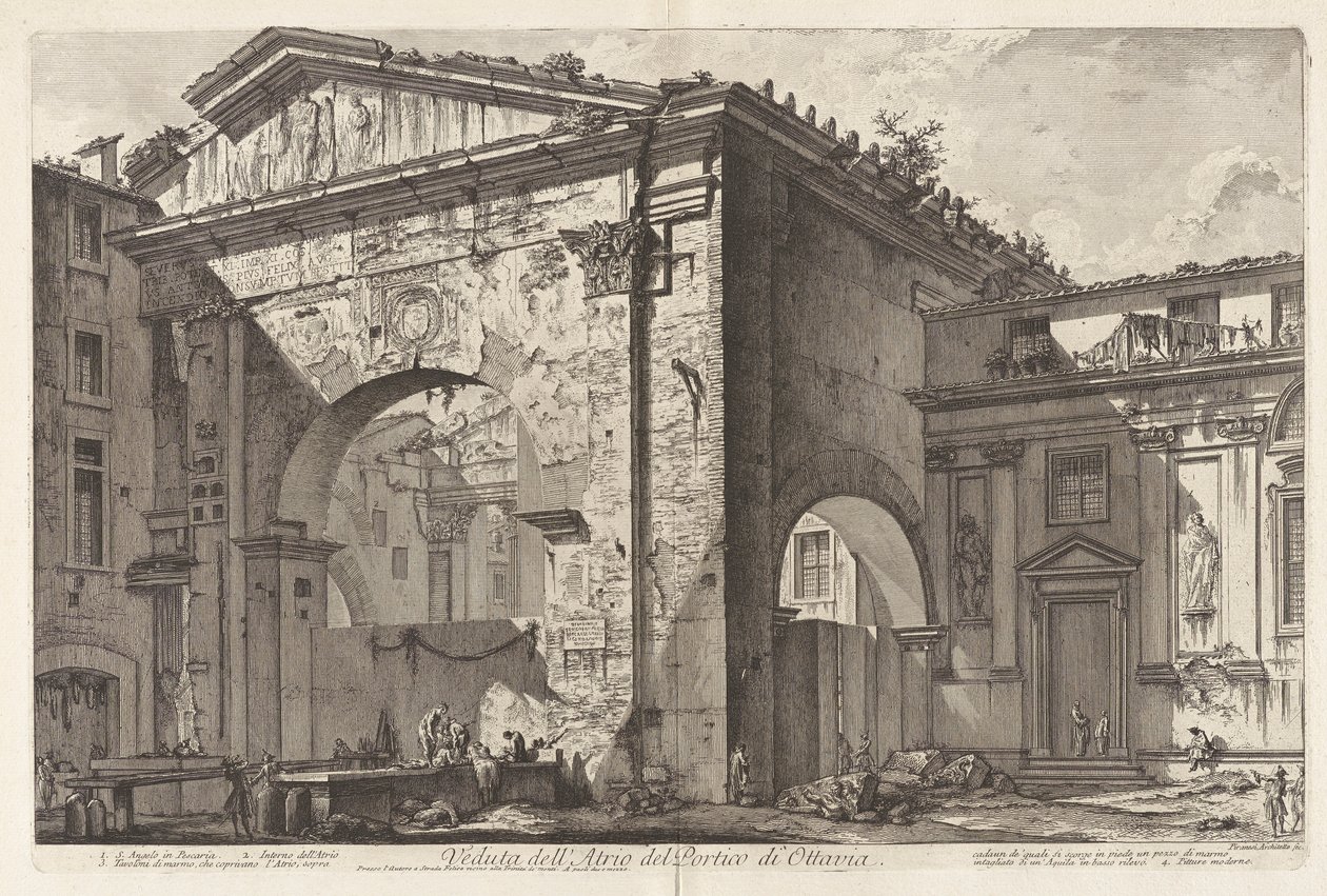 Udsigt over af Giovanni Battista Piranesi
