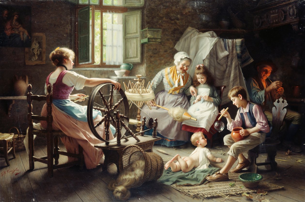Ved Spindehjulet af Giovanni Battista Torriglia