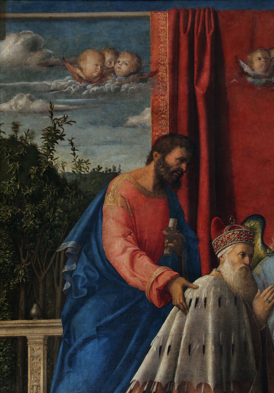 Barbarigo altertavle (detalje) af Giovanni Bellini