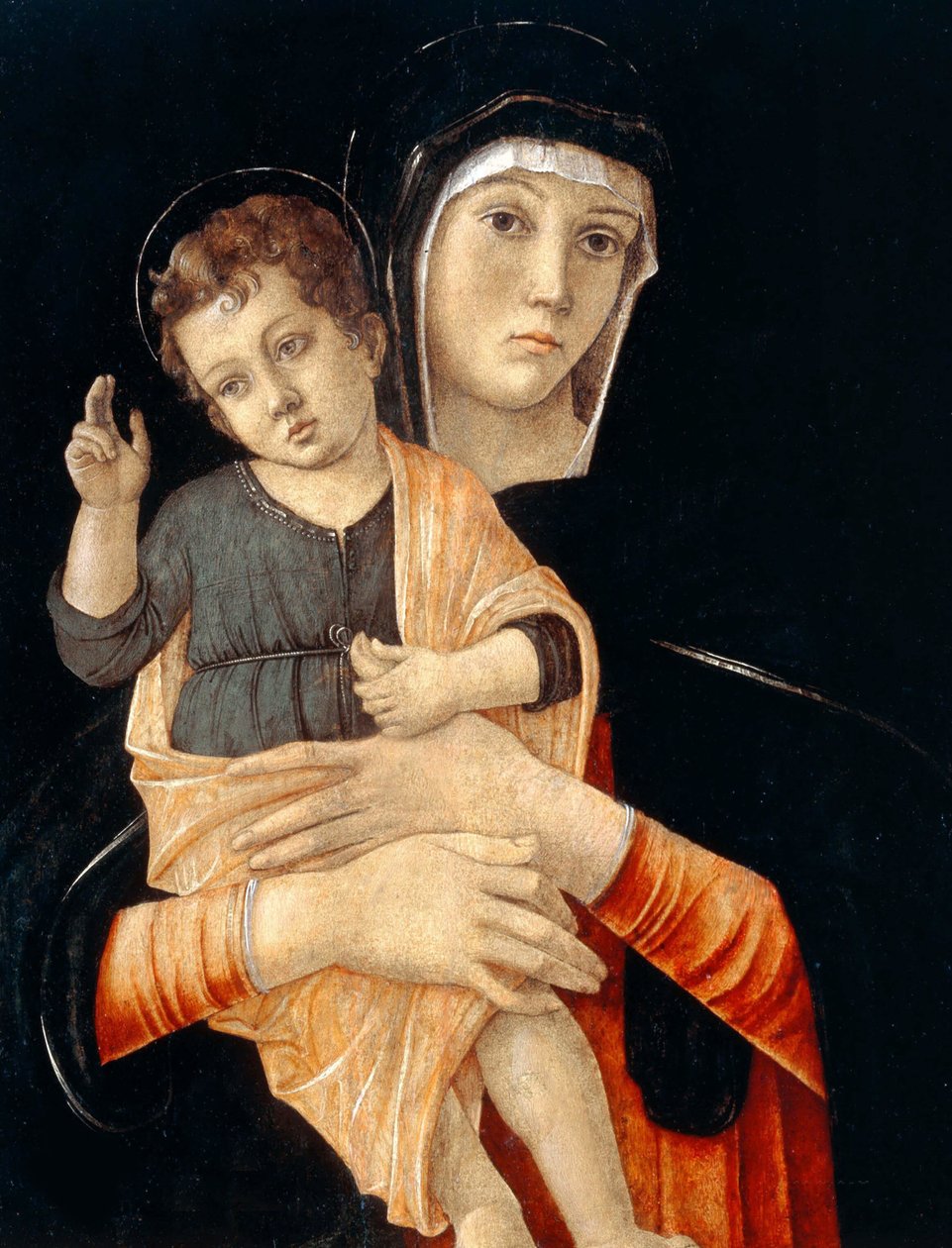 Madonna og Child, 1475-1480. af Giovanni Bellini