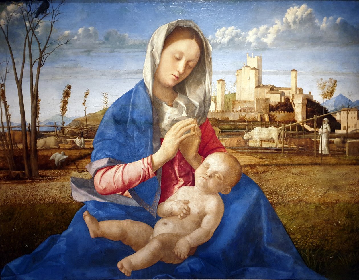 Madonna på engen af Giovanni Bellini