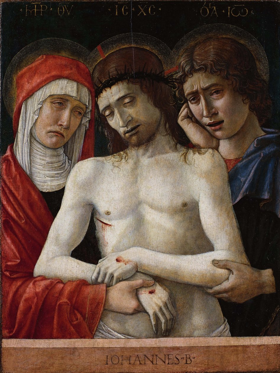 Pietà, ca 1455. af Giovanni Bellini
