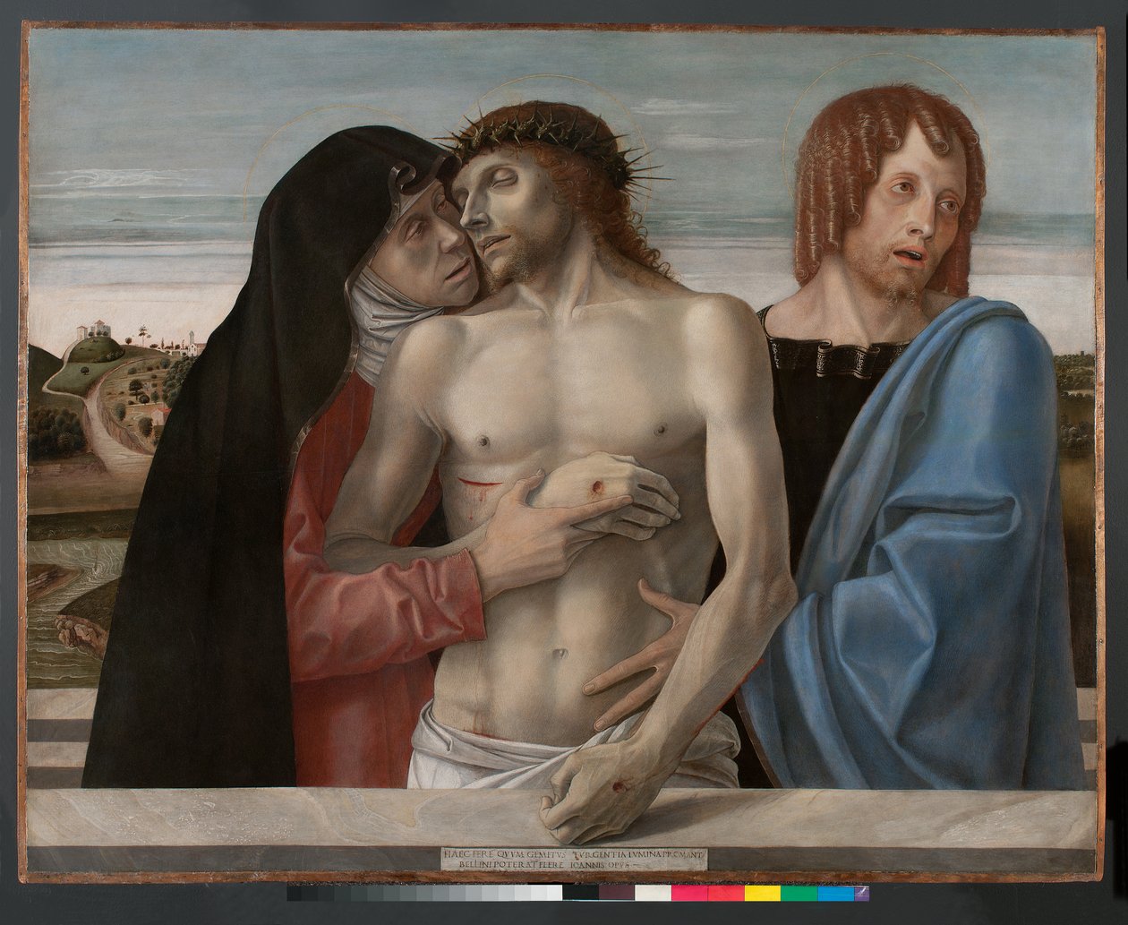 Pieta, ca. 1460 (tempera på træ) af Giovanni Bellini