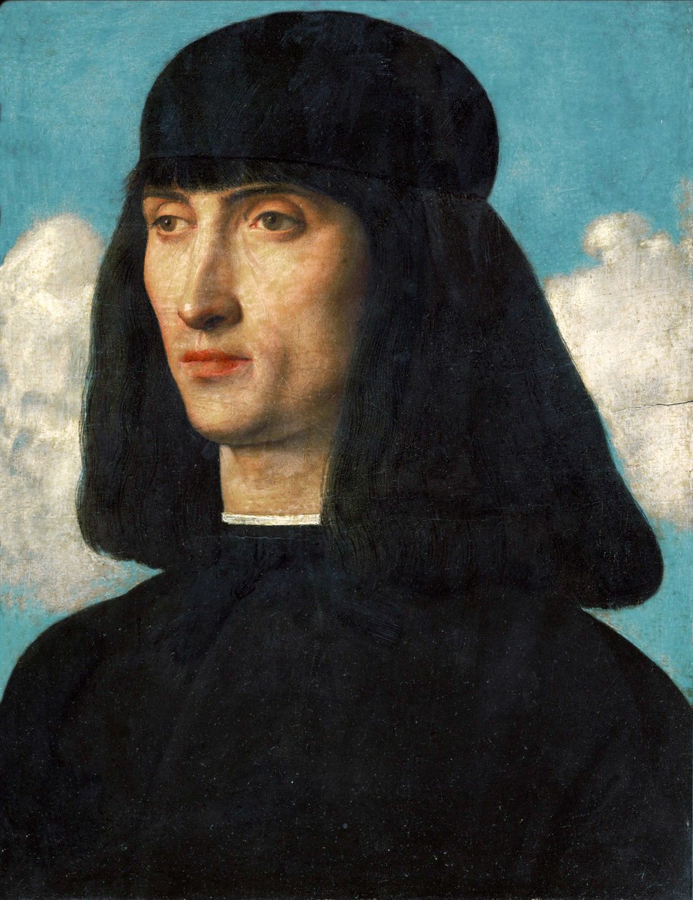 Portræt af en mand ... af Giovanni Bellini