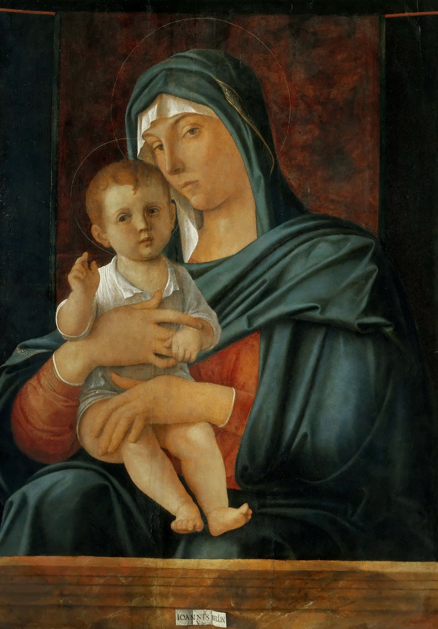 Jomfruen og barnet, ca 1470-1475. af Giovanni Bellini