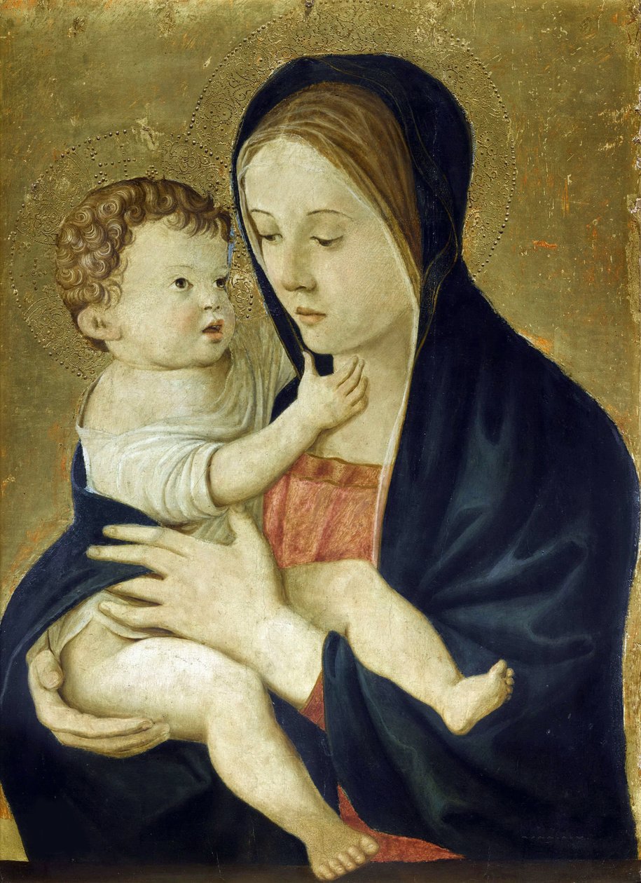 Jomfruen og barnet, ca 1470-1475. af Giovanni Bellini