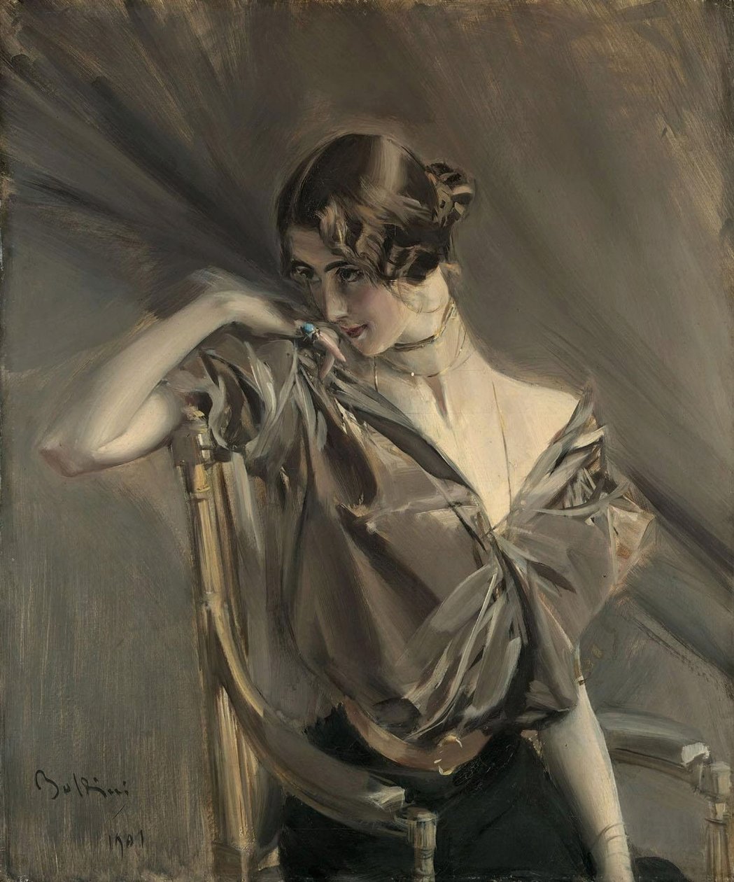 Cleo de Merode, 1901. af Giovanni Boldini