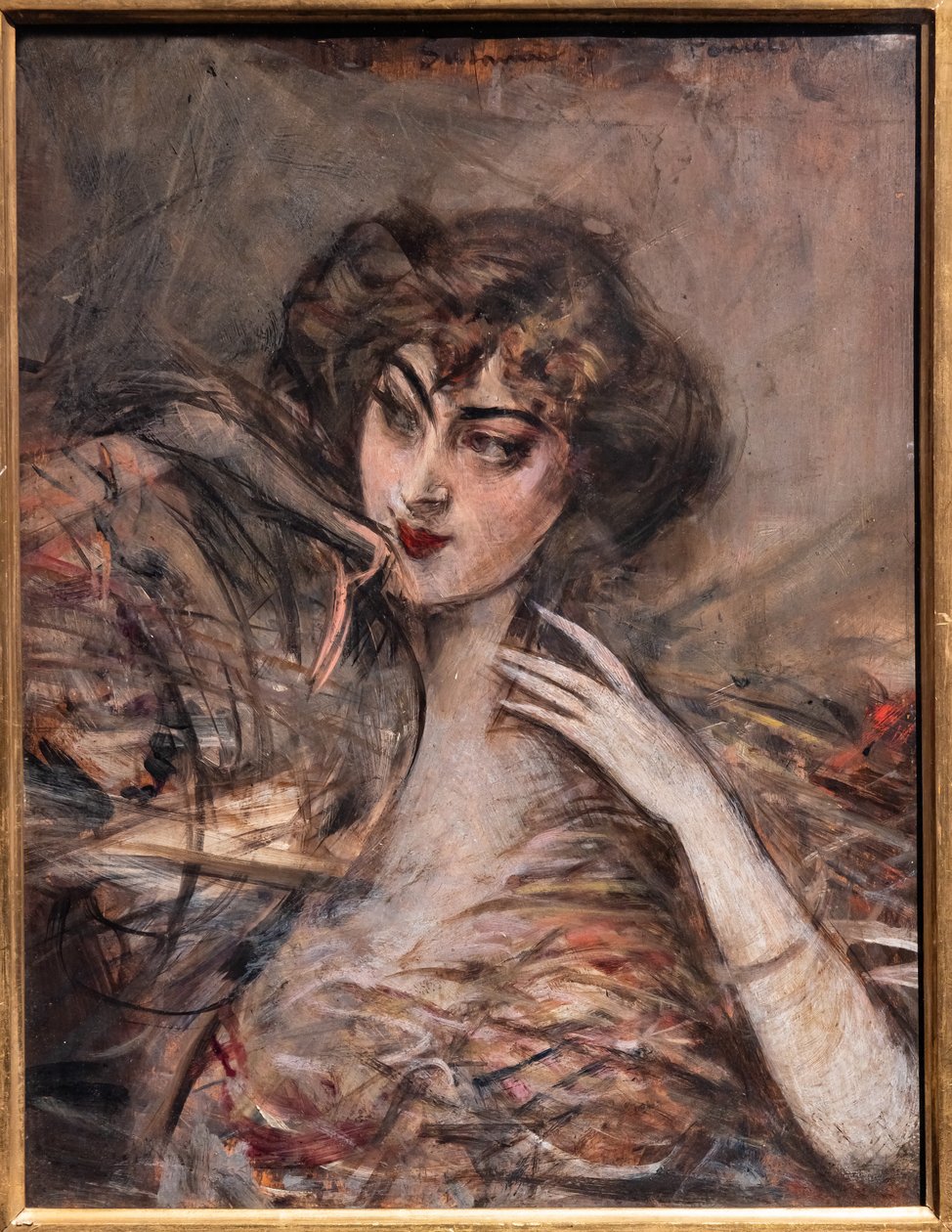 Frontal portræt af Giovanni Boldini