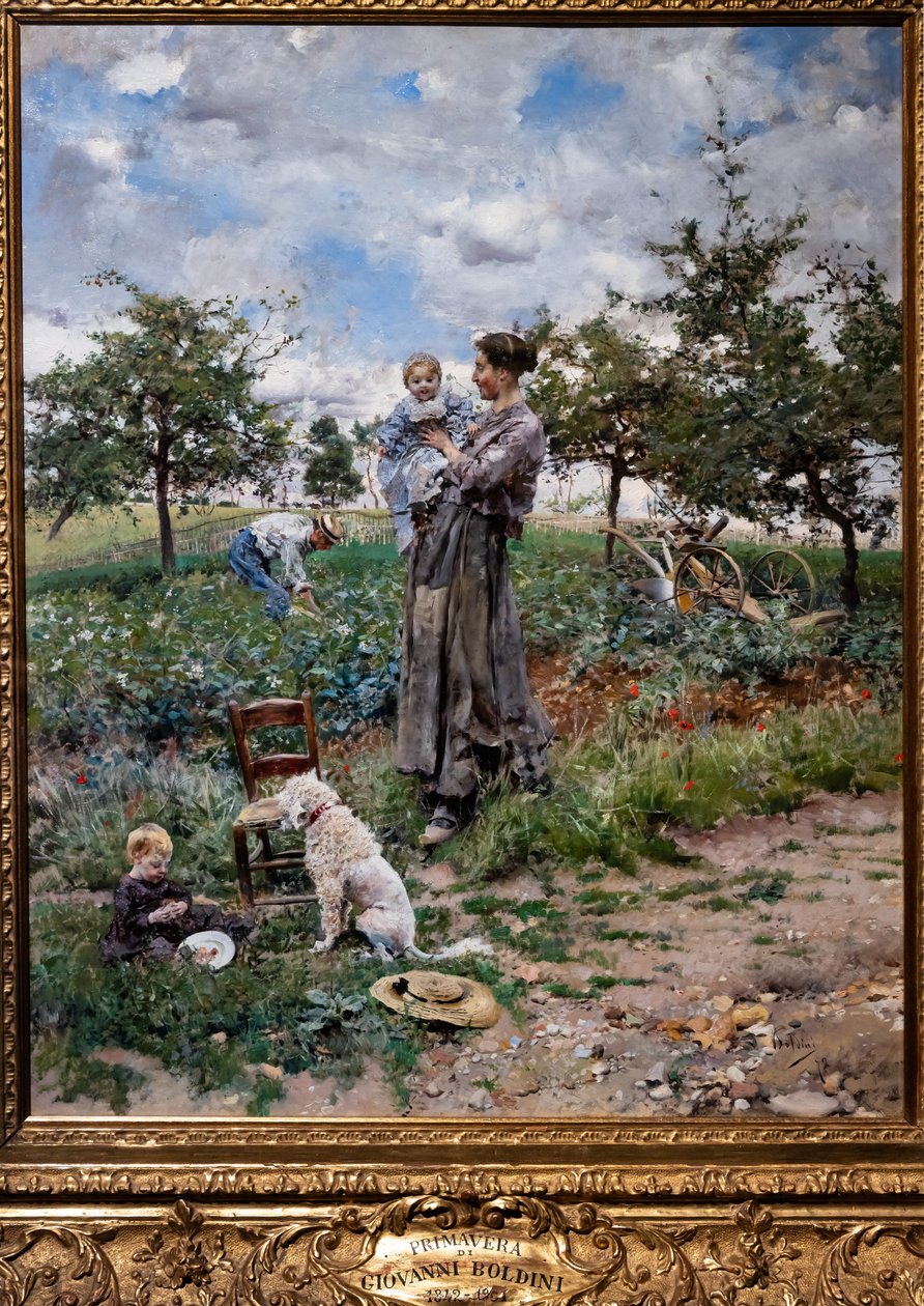 På landet (Foråret) af Giovanni Boldini