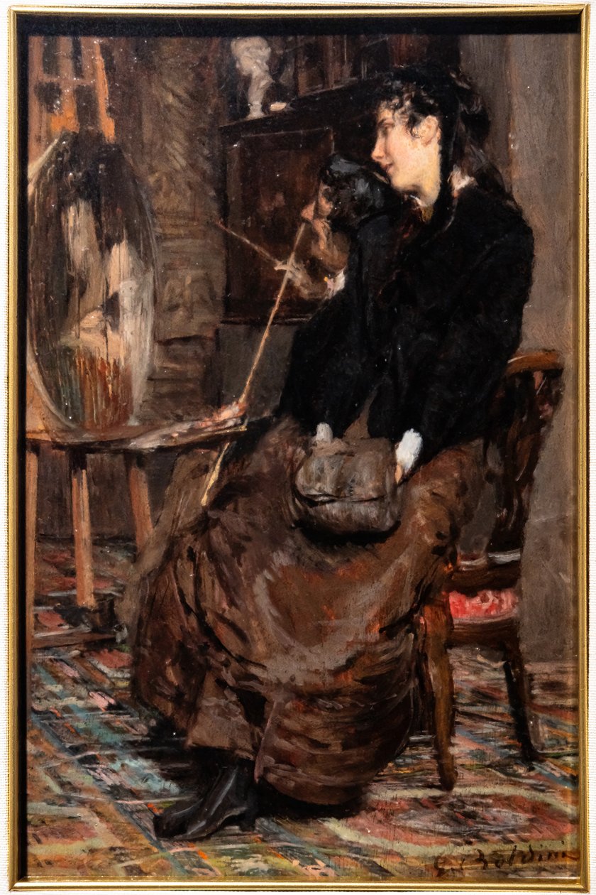 I malerens studie af Giovanni Boldini