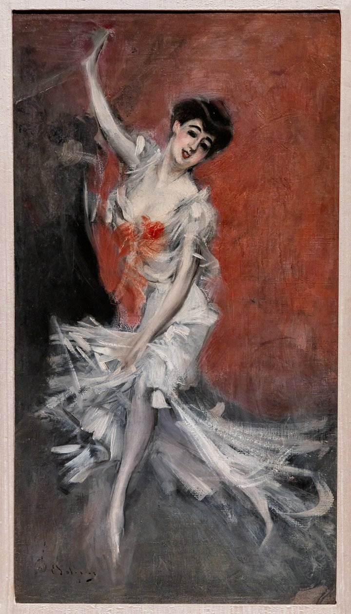 Portræt af en kvindelig danser af Giovanni Boldini