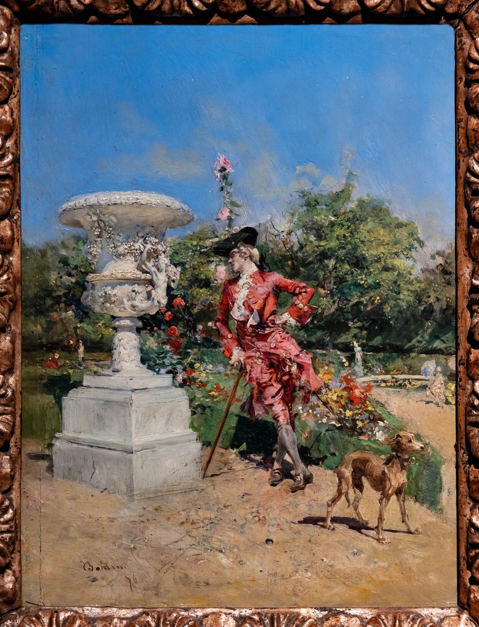Ung markis i Versailles af Giovanni Boldini