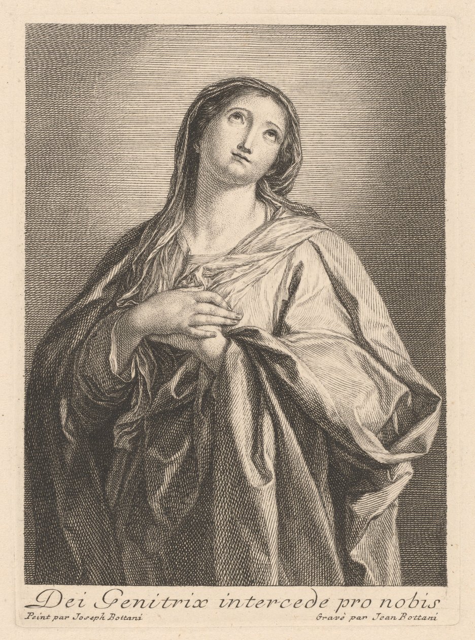 Jomfruen af Giovanni Bottani, after Giuseppe Bottani
