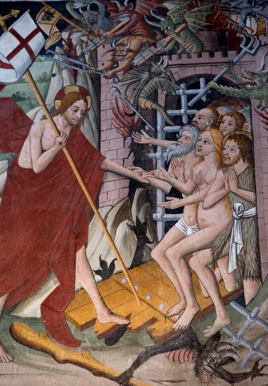 Nedstigning til helvede, ca. 1492 af Giovanni Canavesio