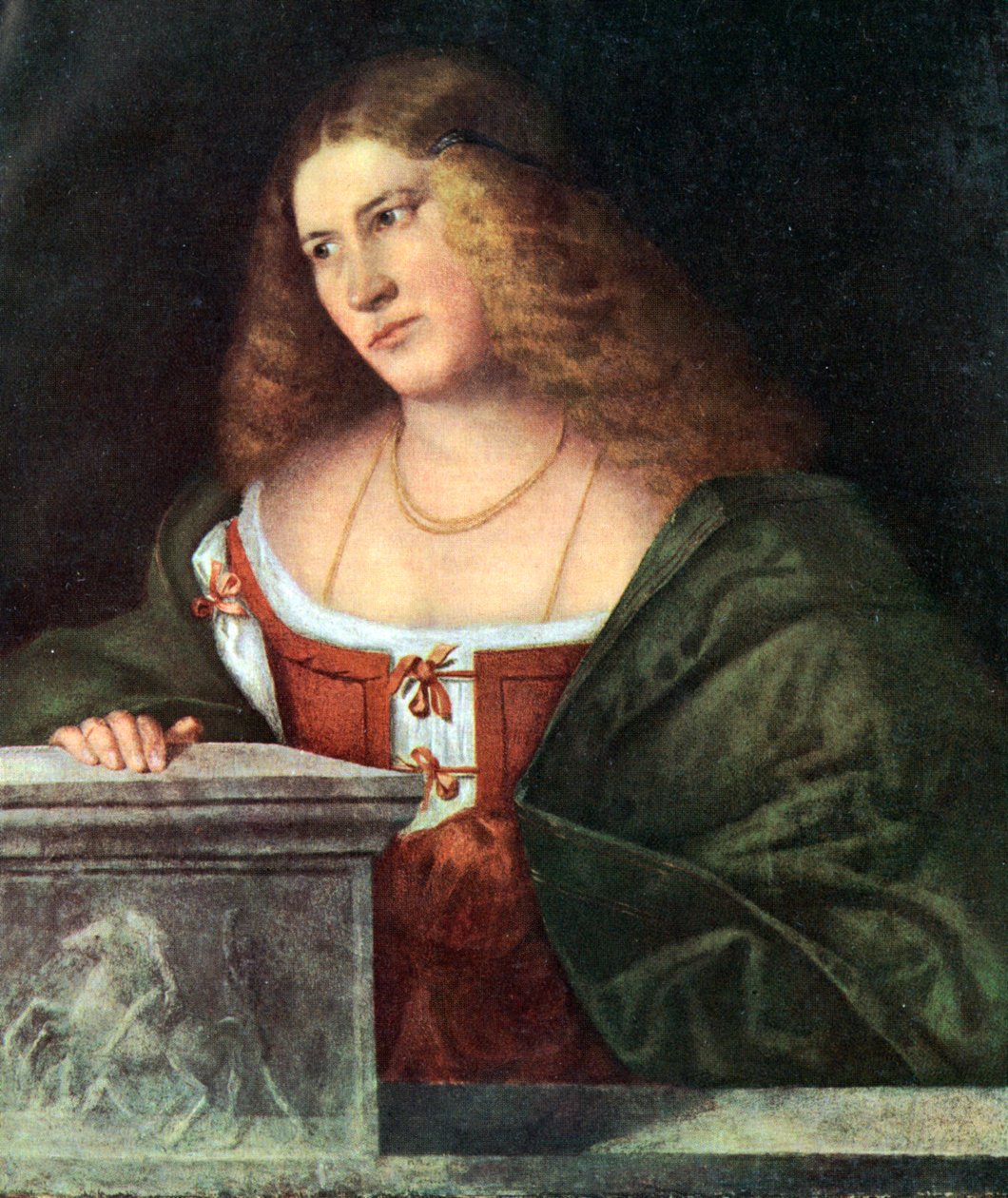 Portræt af en kvinde, 1485-1547, 1930. af Giovanni de Busi Cariani