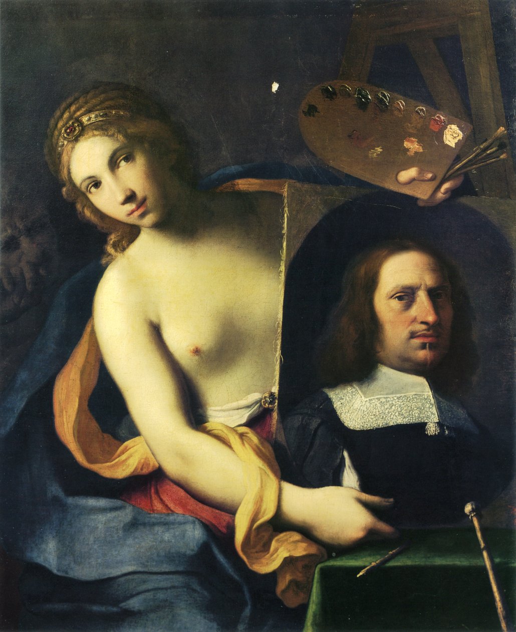 Allegori om maleri af Giovanni Domenico Cerrini