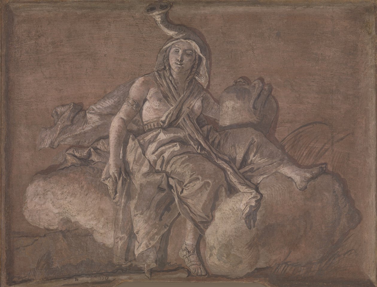Afrika. af Giovanni Domenico Tiepolo