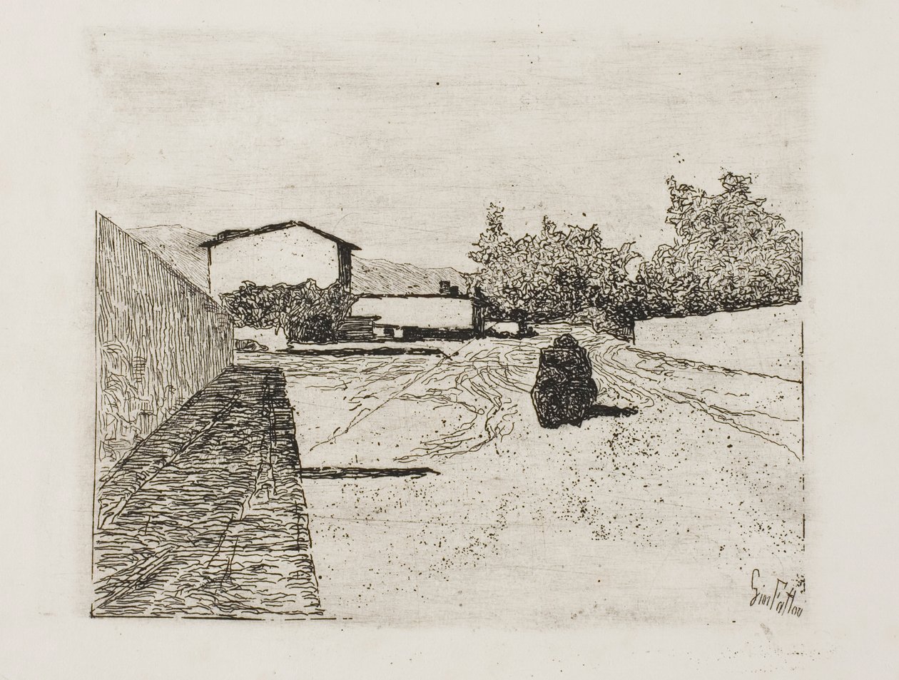 En Gade af Giovanni Fattori
