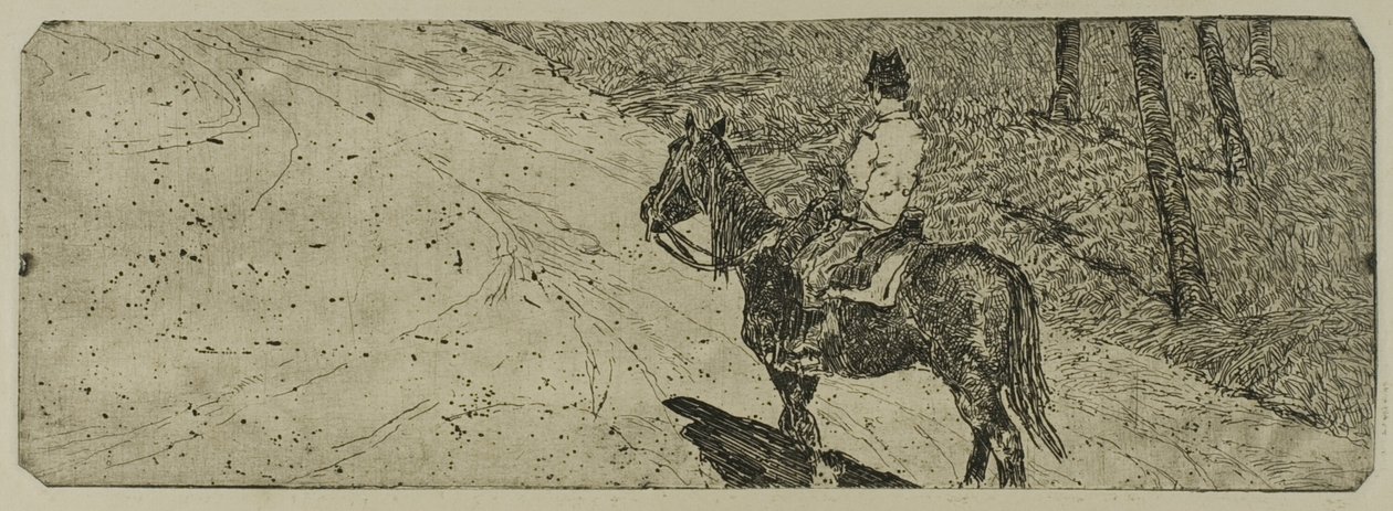 Kavaleri soldat af Giovanni Fattori
