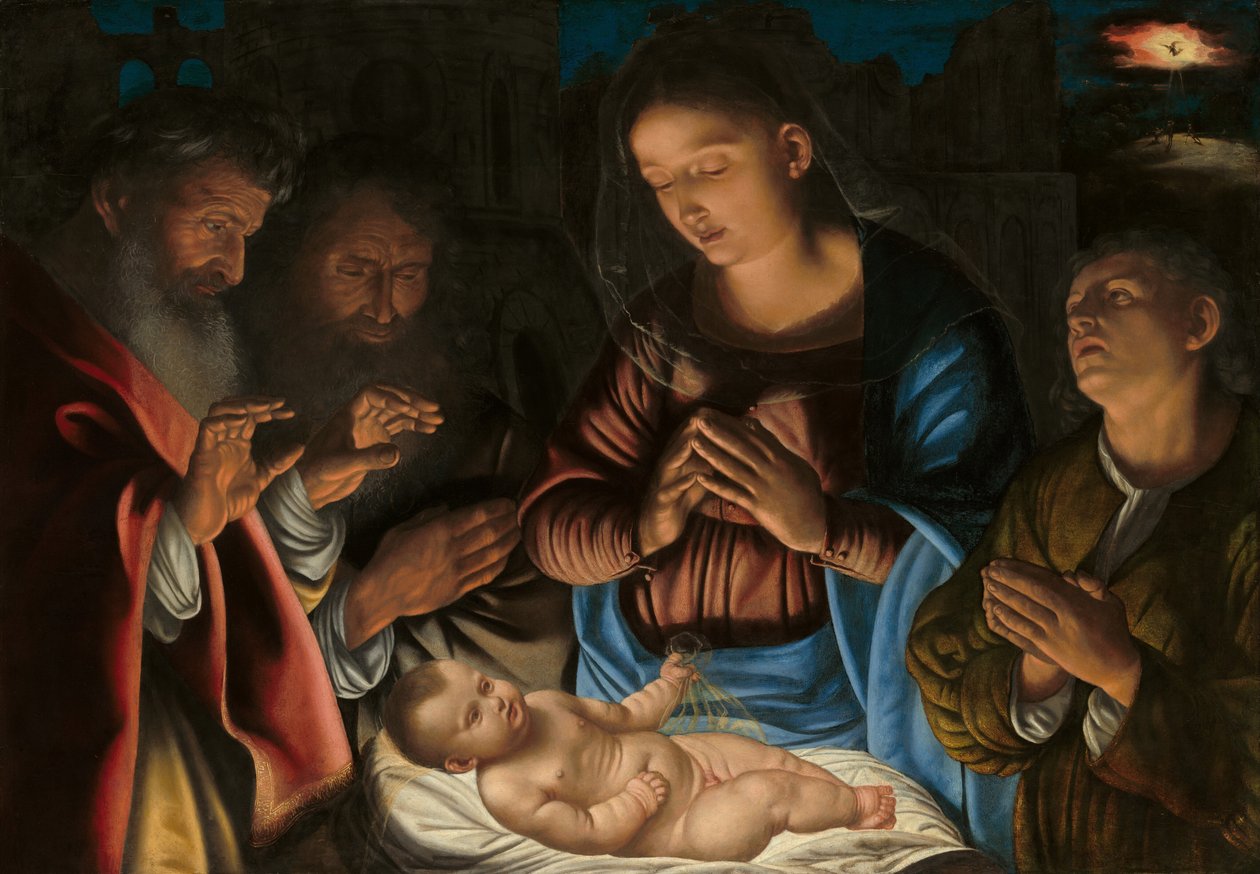 Hyrdernes tilbedelse af Giovanni Girolamo Savoldo
