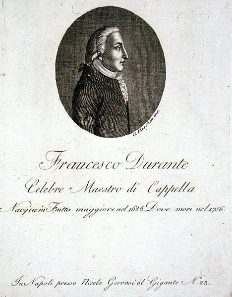 Francesco Durante (1686-1756) (gravering) af Giovanni Morghen