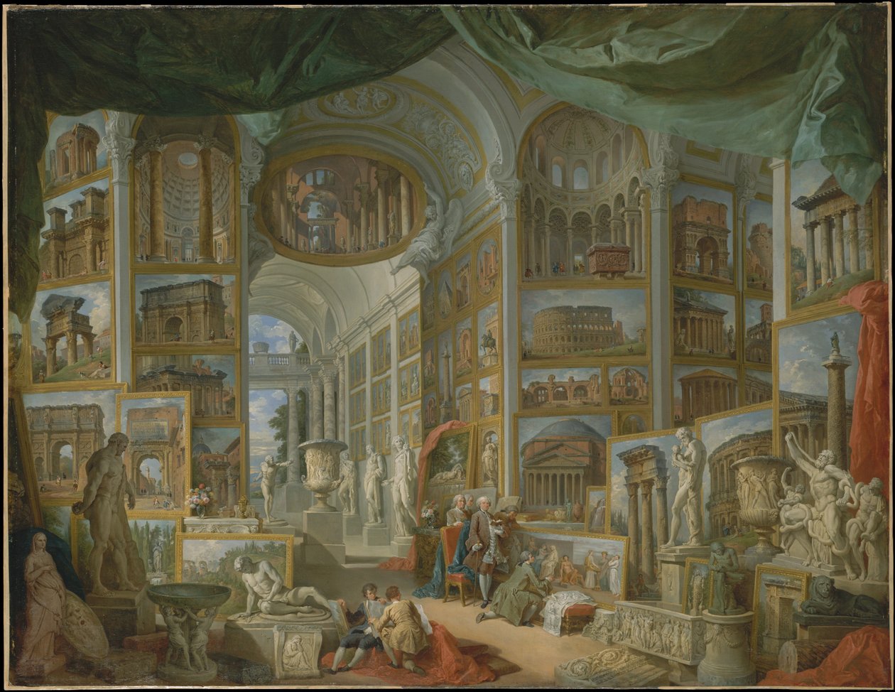 Ancient Rome, 1757dani af Giovanni Paolo Pannini