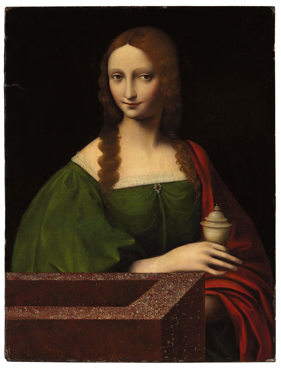 Maria Magdalene (olie på panel) af Giovanni Pietro Rizzoli Giampietrino