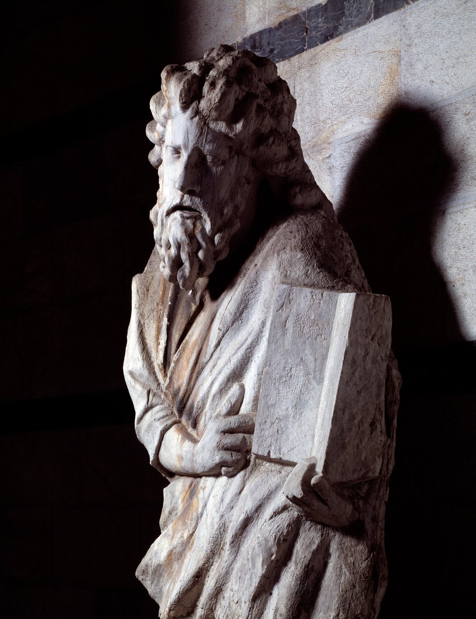 Figur af en profet (Marmorskulptur, ca. 1306) af Giovanni Pisano