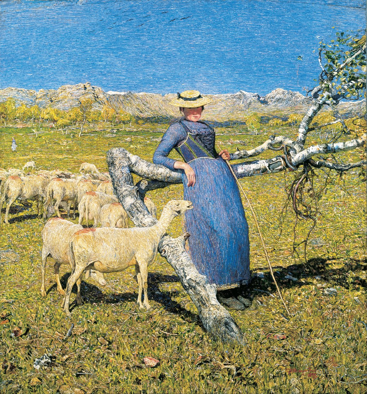 Eftermiddag i Alperne af Giovanni Segantini