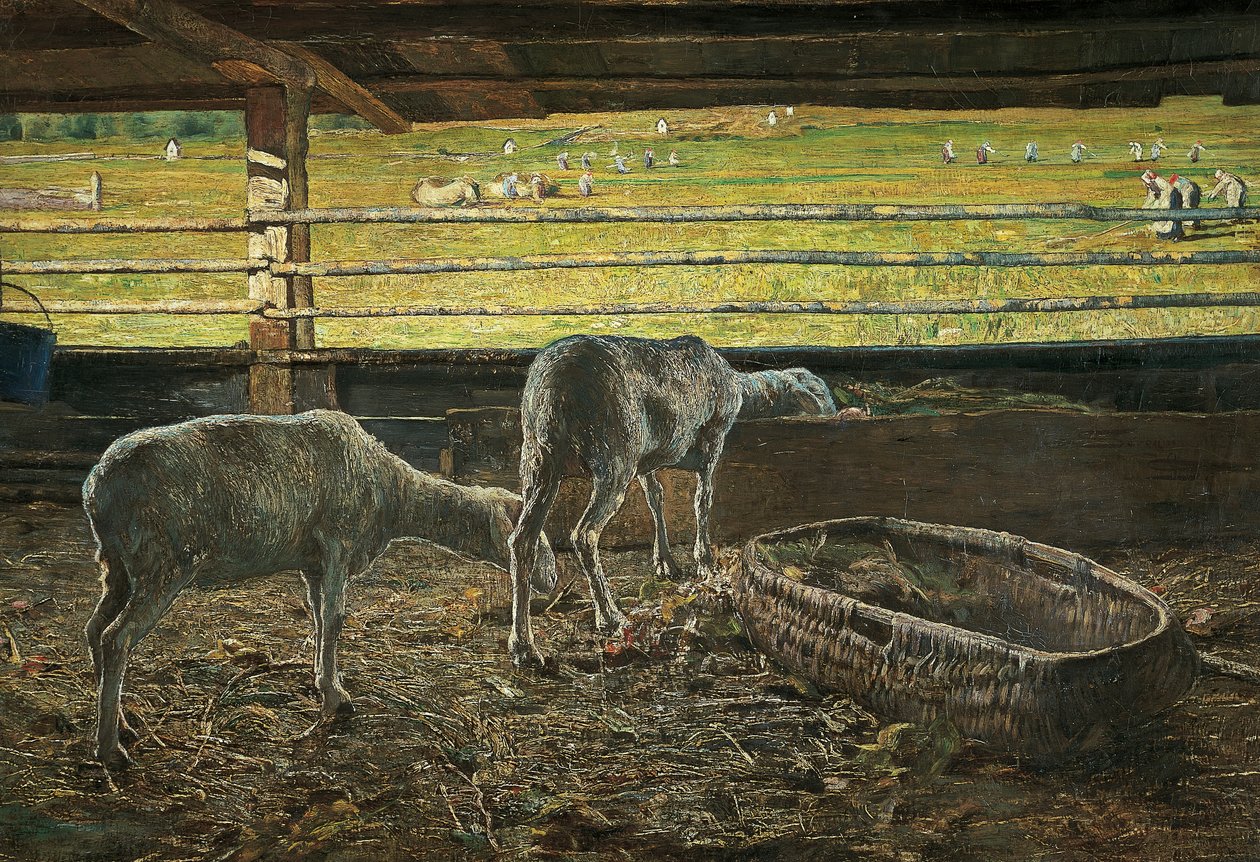 Kontrast af lys af Giovanni Segantini