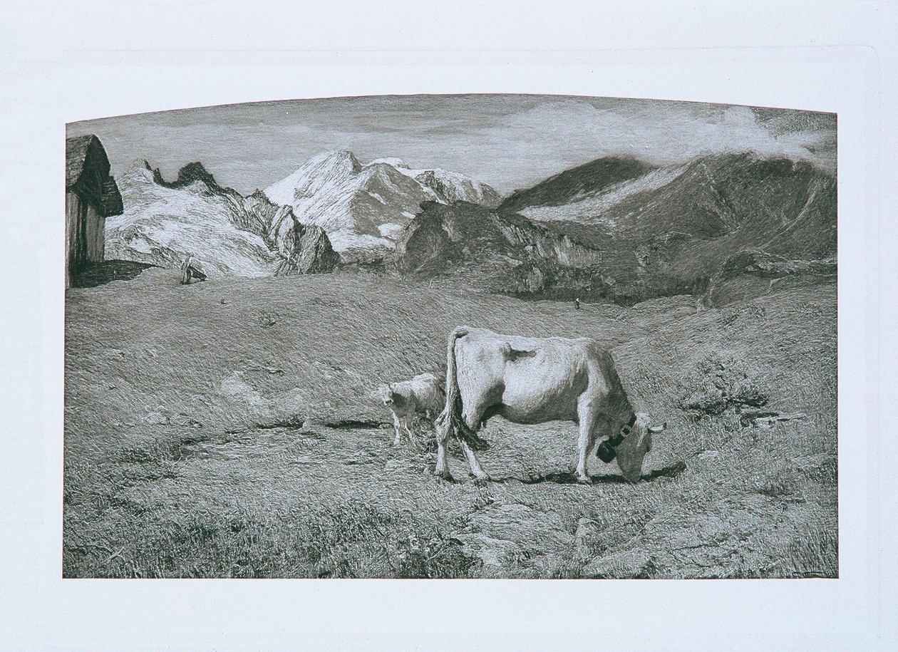 forårsgræsgang af Giovanni Segantini