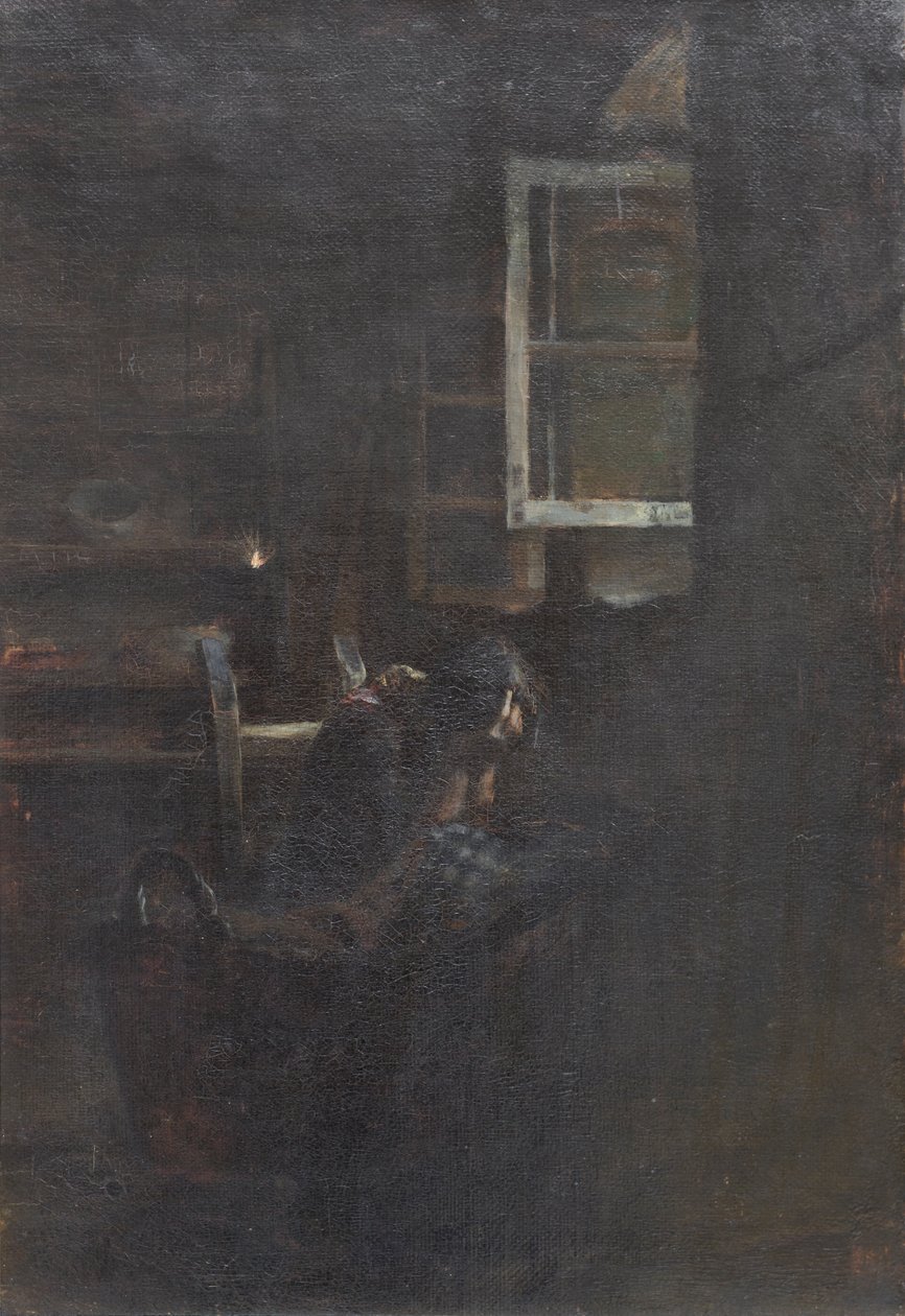 Den tomme vugge af Giovanni Segantini