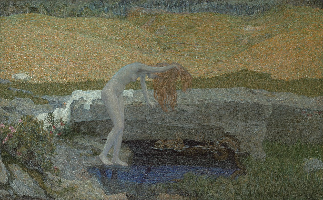 Vanity The Vanity, 1897 af Giovanni Segantini