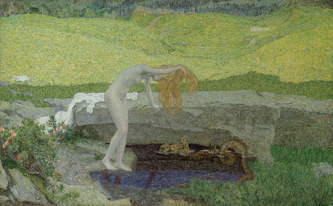 Forfængelighed Ondskabens Kilde af Giovanni Segantini