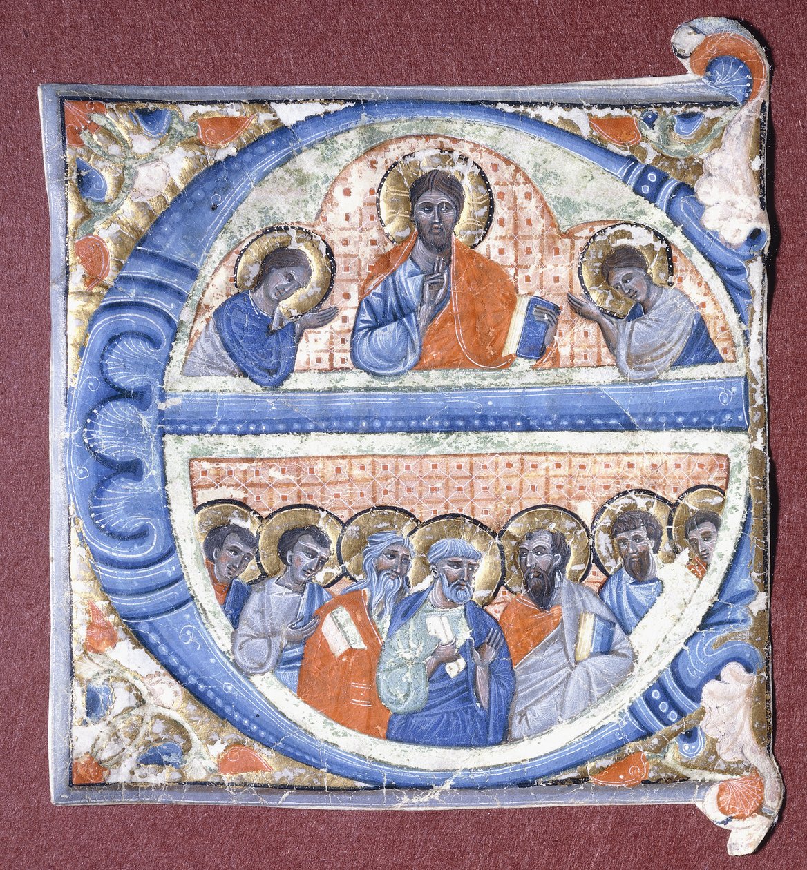 Kristus velsignede apostlene, ca. 1260-1270 af Giovanni da Gaibana