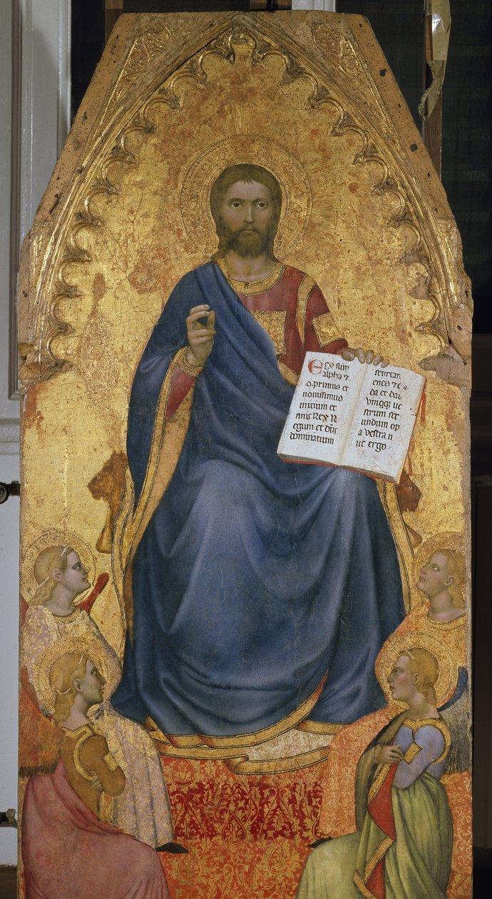 Christ Judge - Olie på træ af Giovanni da Milano