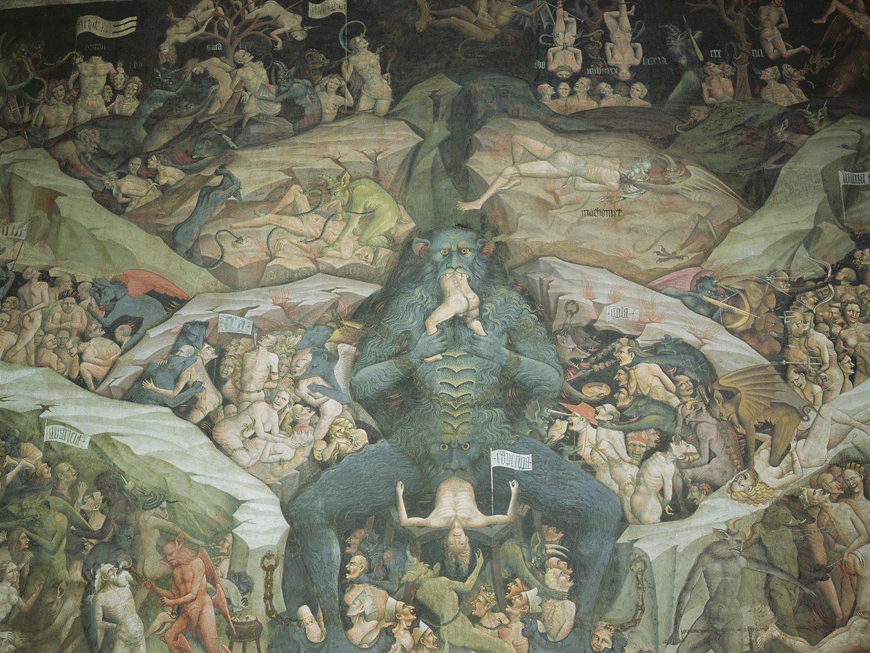 Scener fra "Inferno af Giovanni da Modena