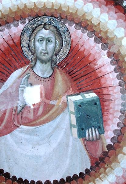 Kristus velsignelse (fresko) af Giovanni di Corraduccio