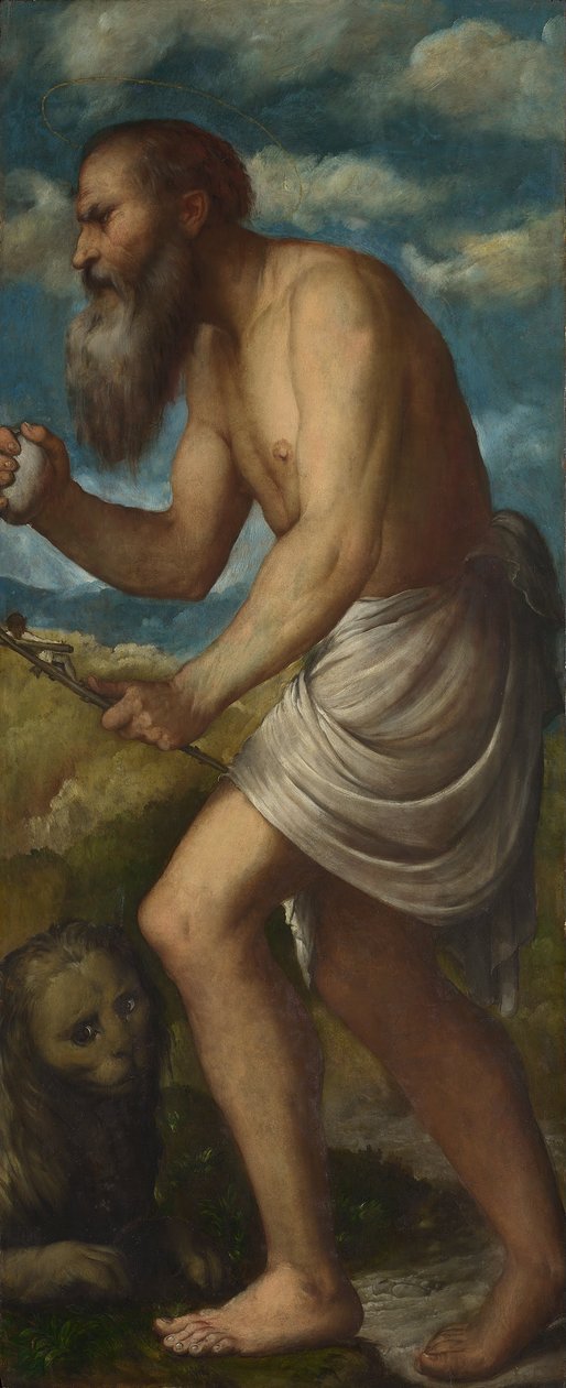 Sankt Jerome af Girolamo Romanino