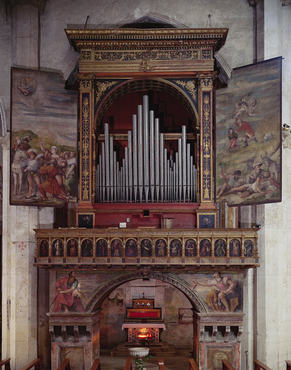 St. Andreas orgel, 1525 (blandet medier) af Girolamo di Romana