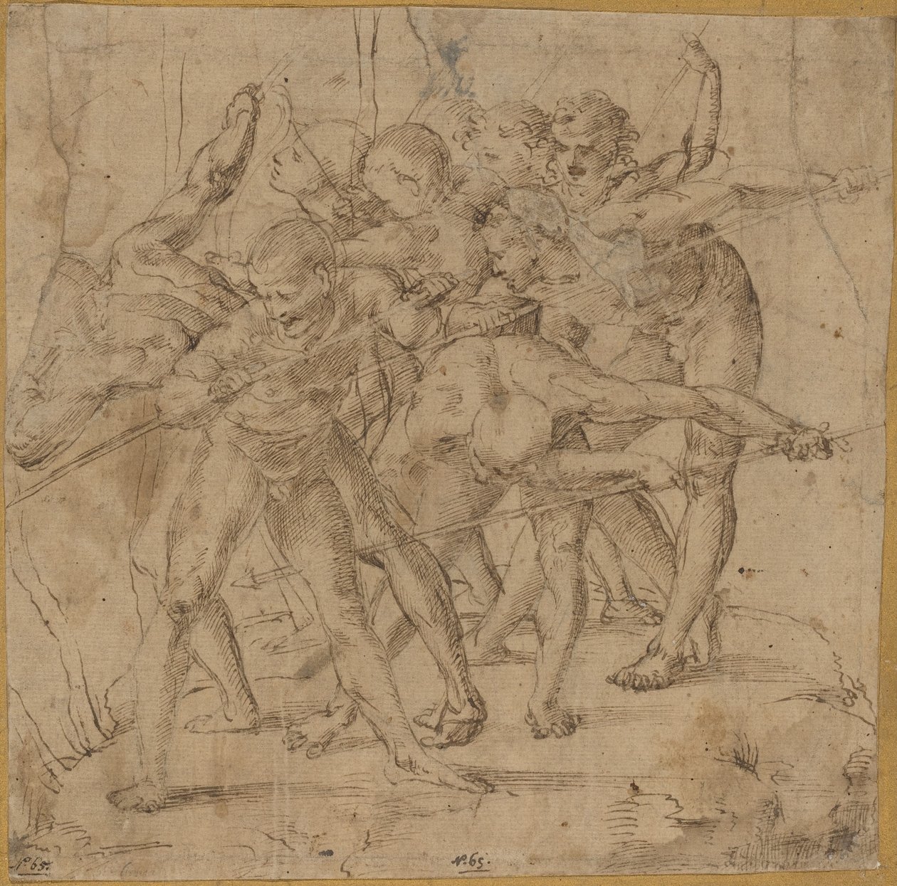 Kampscene af Girolamo Genga
