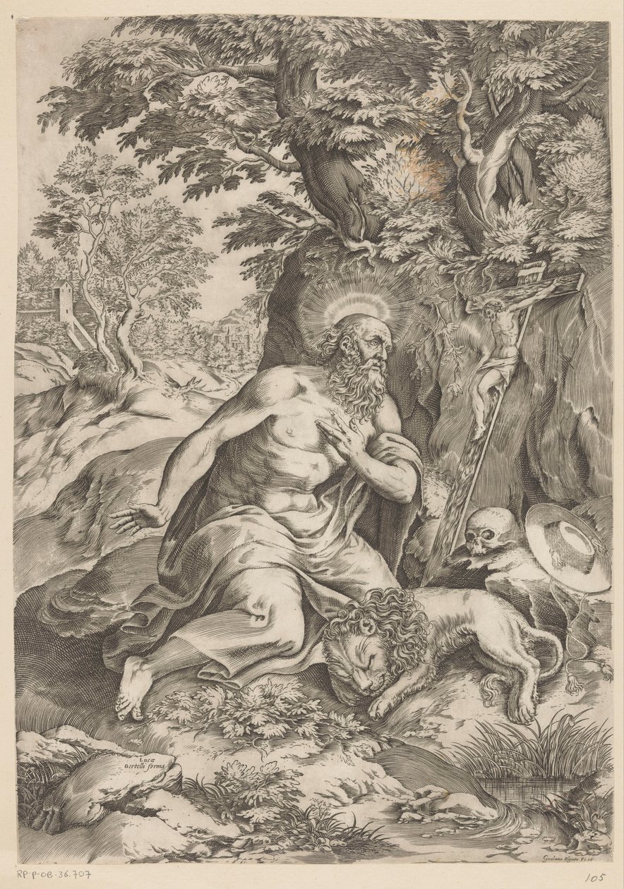 Sankt Jerome af Girolamo Olgiati