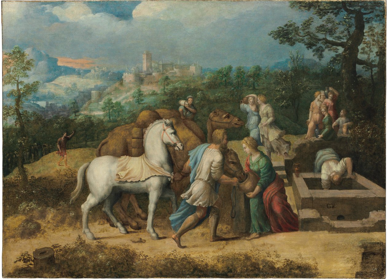 Rebecca ved Brønden af Girolamo da Treviso II