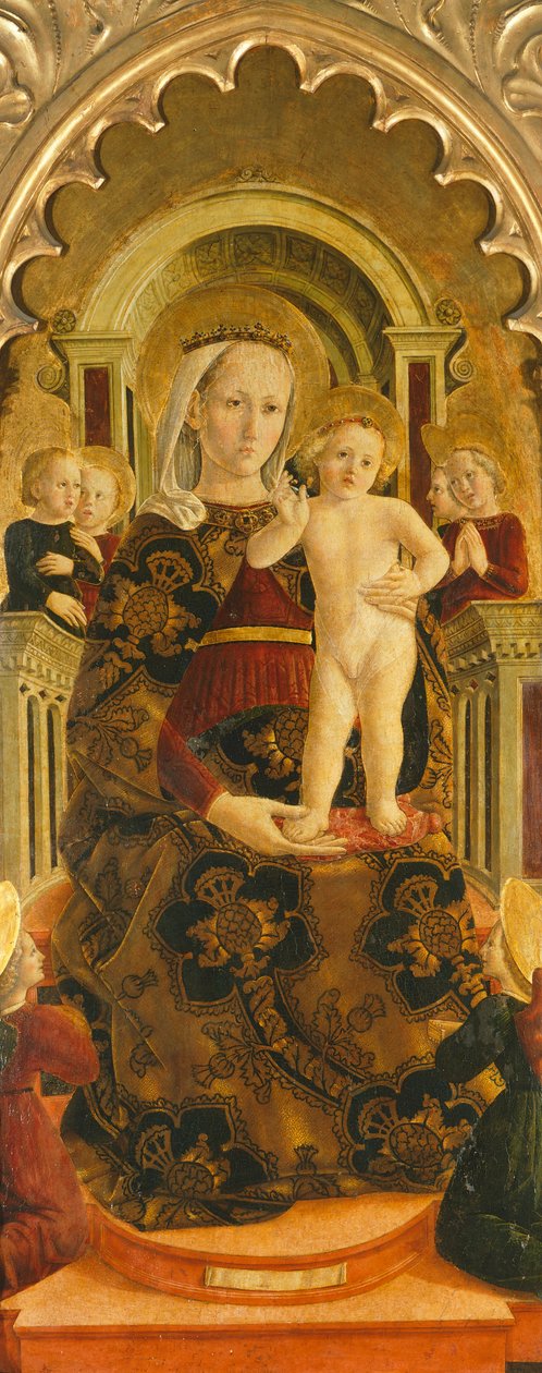 Enthroned Madonna (maleri) af Girolamo di Giovanni di Camerino