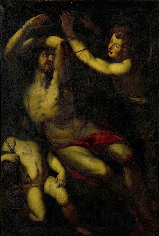 Martyrium af Sankt Sebastian af Giulio Cesare Procaccini